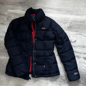 Hollister Co. Men's Navy and Blue Coat