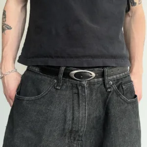 Women's Black and Navy Belt