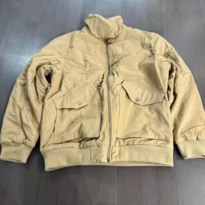 Men's Tan and Yellow Coat