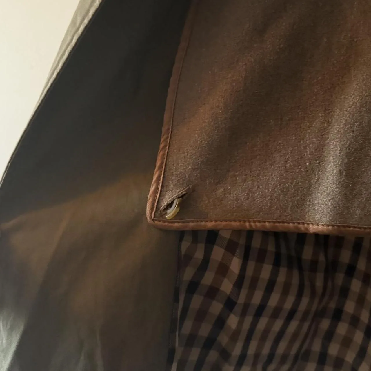 Aquascutum Men's Khaki and Green Coat - Image 7