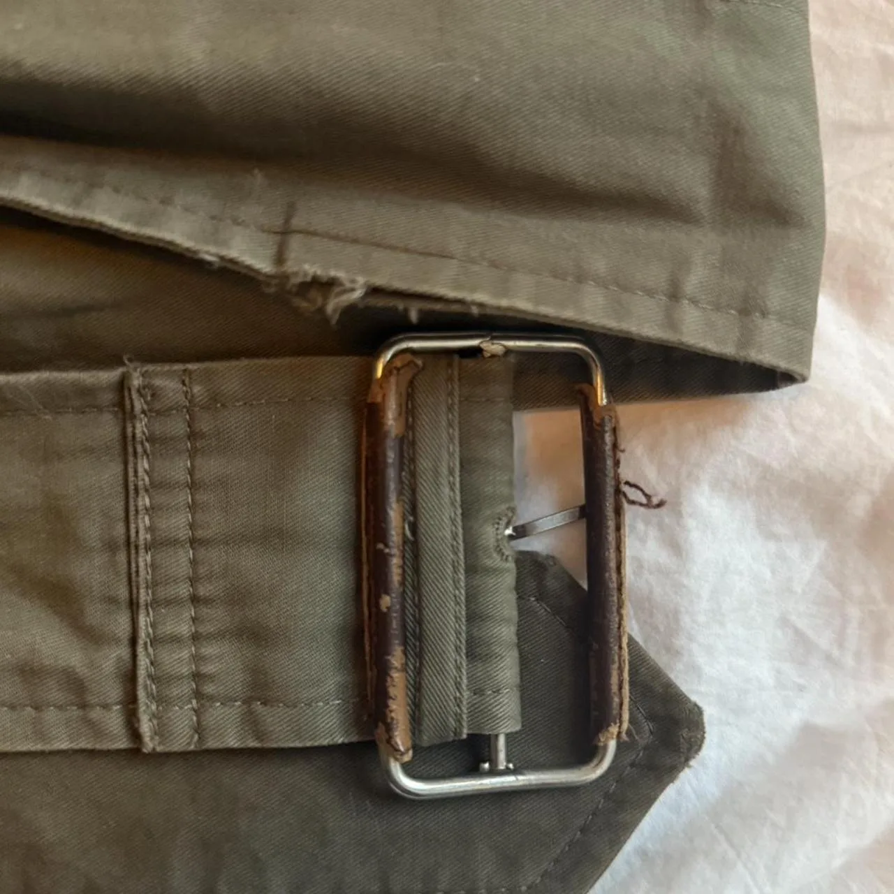 Aquascutum Men's Khaki and Green Coat - Image 8