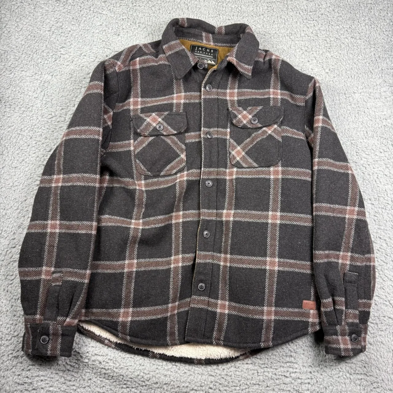 Men's Brown and Grey Coat