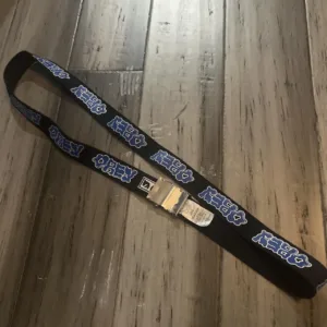 Obey Men's Black and Blue Belt