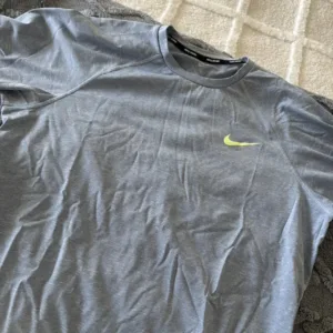 Nike Men's Blue and Grey T-shirt