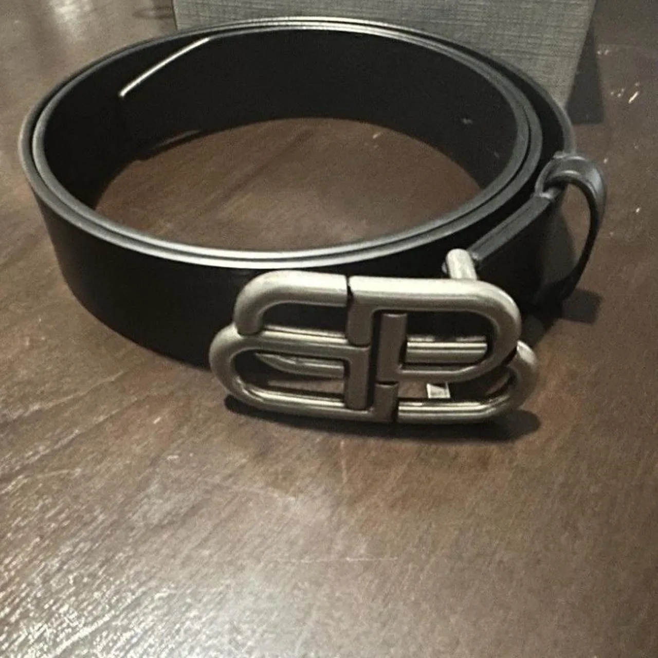 Balenciaga Men's Black Belt