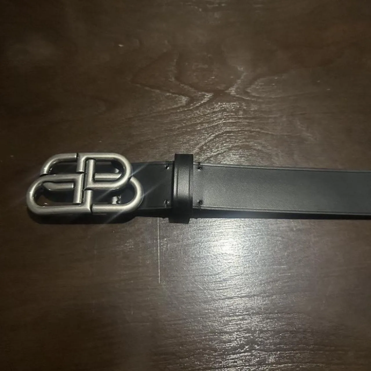 Balenciaga Men's Black Belt - Image 2