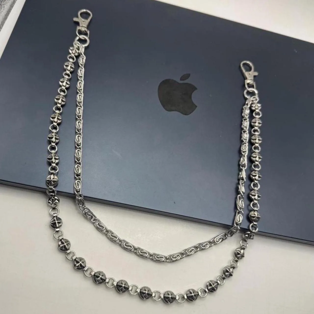 Men's Silver Belt - Image 3