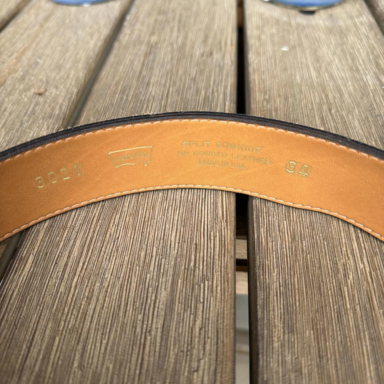 Levi's Men's Brown and Tan Belt - Image 2