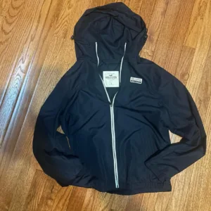 Hollister Co. Men's Navy and Black Jacket