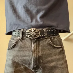 Men's Black and Navy Belt