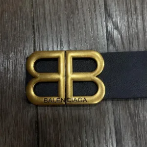 Men's Black and Brown Belt