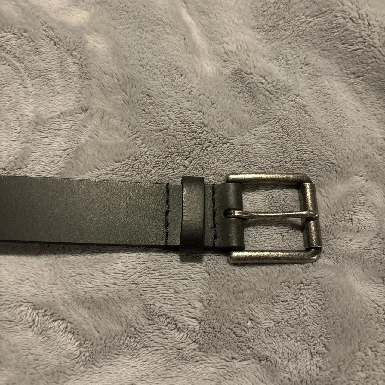 American Vintage Men's Black Belt - Image 2