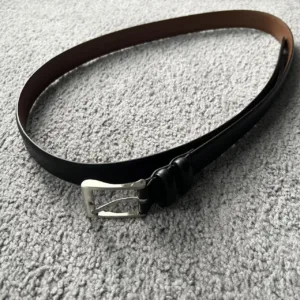 Men's Black and Brown Belt