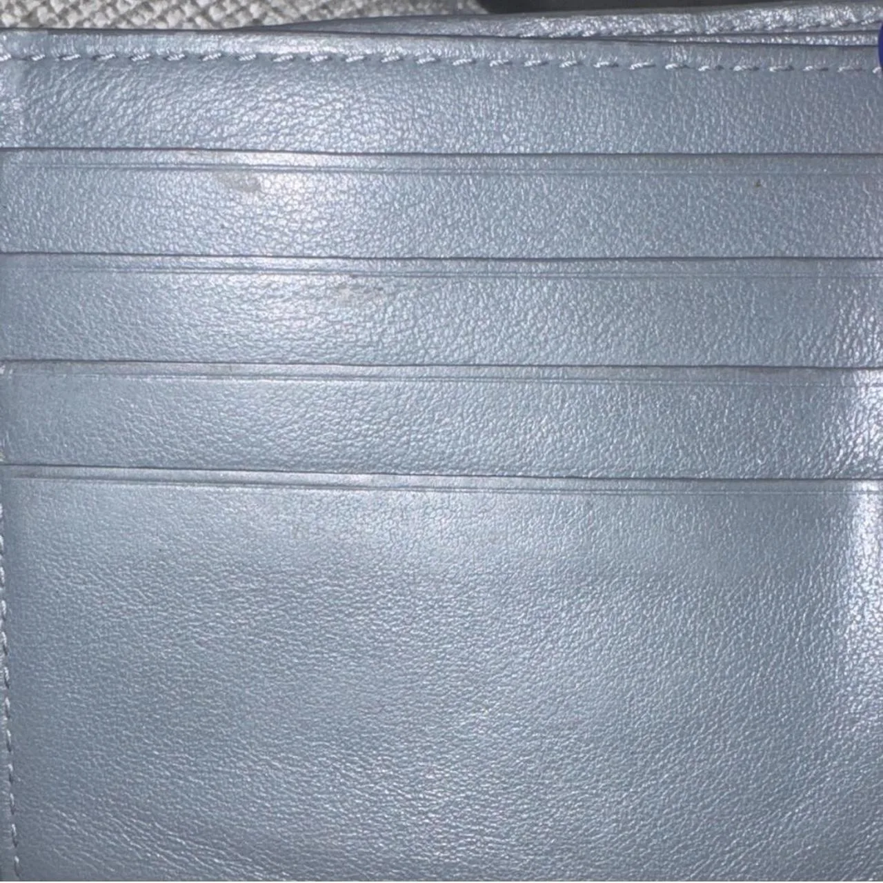 Bottega Veneta Men's Black and Grey Wallet-purses - Image 6