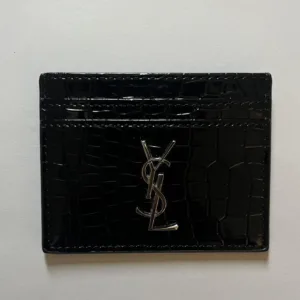Men's Black and Silver Wallet-purses