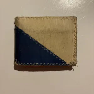 Men's Blue and White Wallet-purses