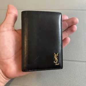 Saint Laurent Paris Men's Black Wallet-purses