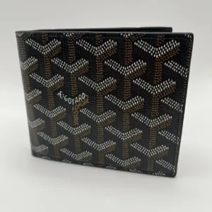 Men's Black and Brown Wallet-purses