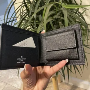 Men's Black Wallet-purses