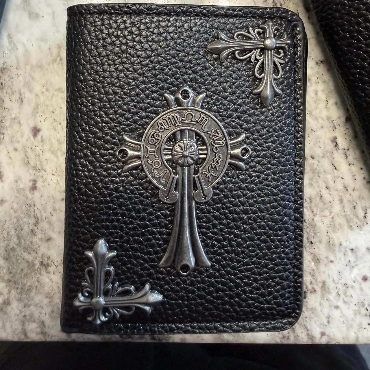 Chrome Hearts Men's Black Wallet-purses