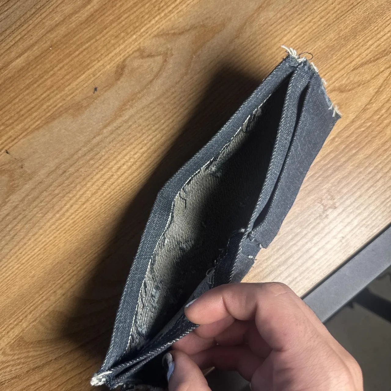 Men's Black and Grey Wallet-purses - Image 5