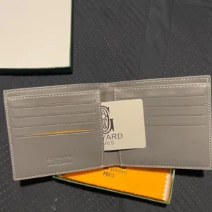 Women's Grey and Silver Wallet-purses