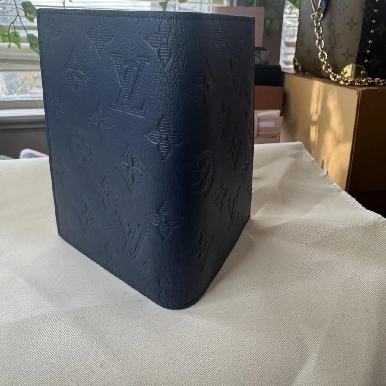 Men's Black and Navy Wallet-purses - Image 2