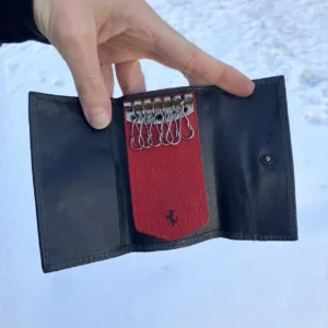 Ferrari Men's Red and Black Wallet-purses