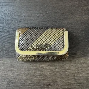 Men's Gold and Brown Wallet-purses