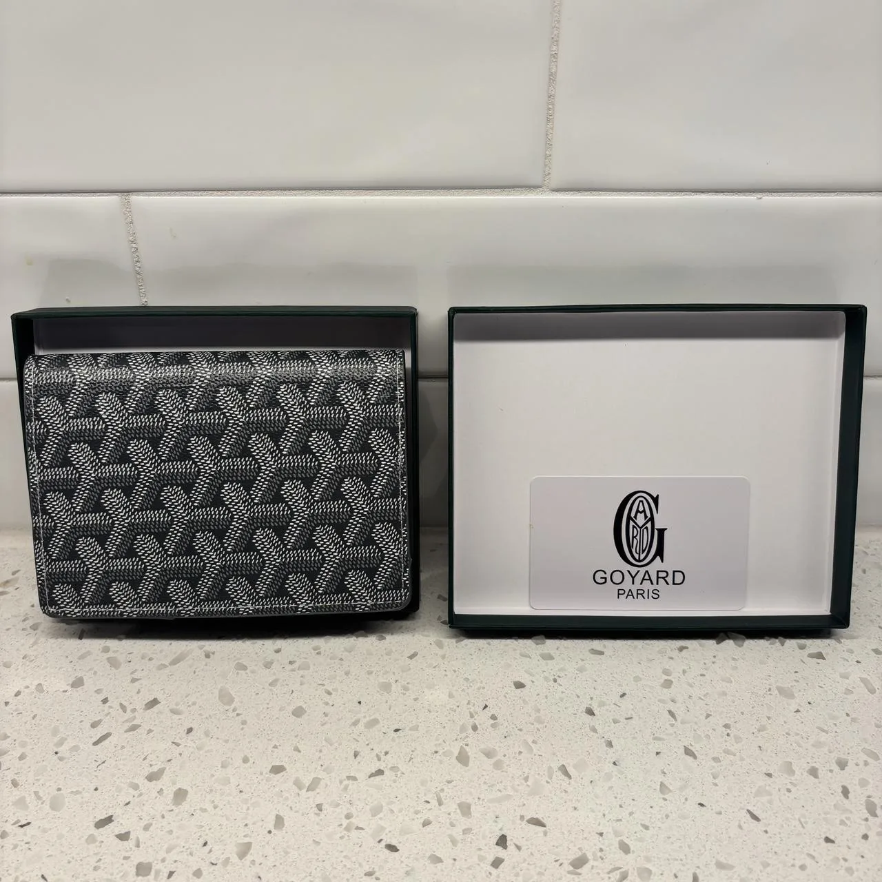 Men's Black and Blue Wallet-purses