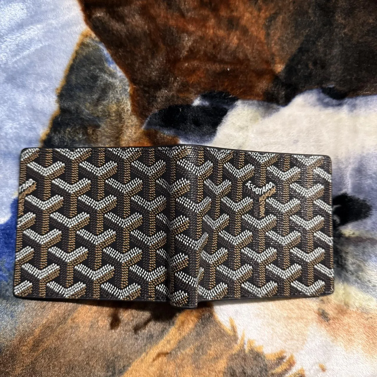 Men's Brown and Black Wallet-purses - Image 4