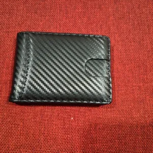 Carbon Men's Black Wallet-purses