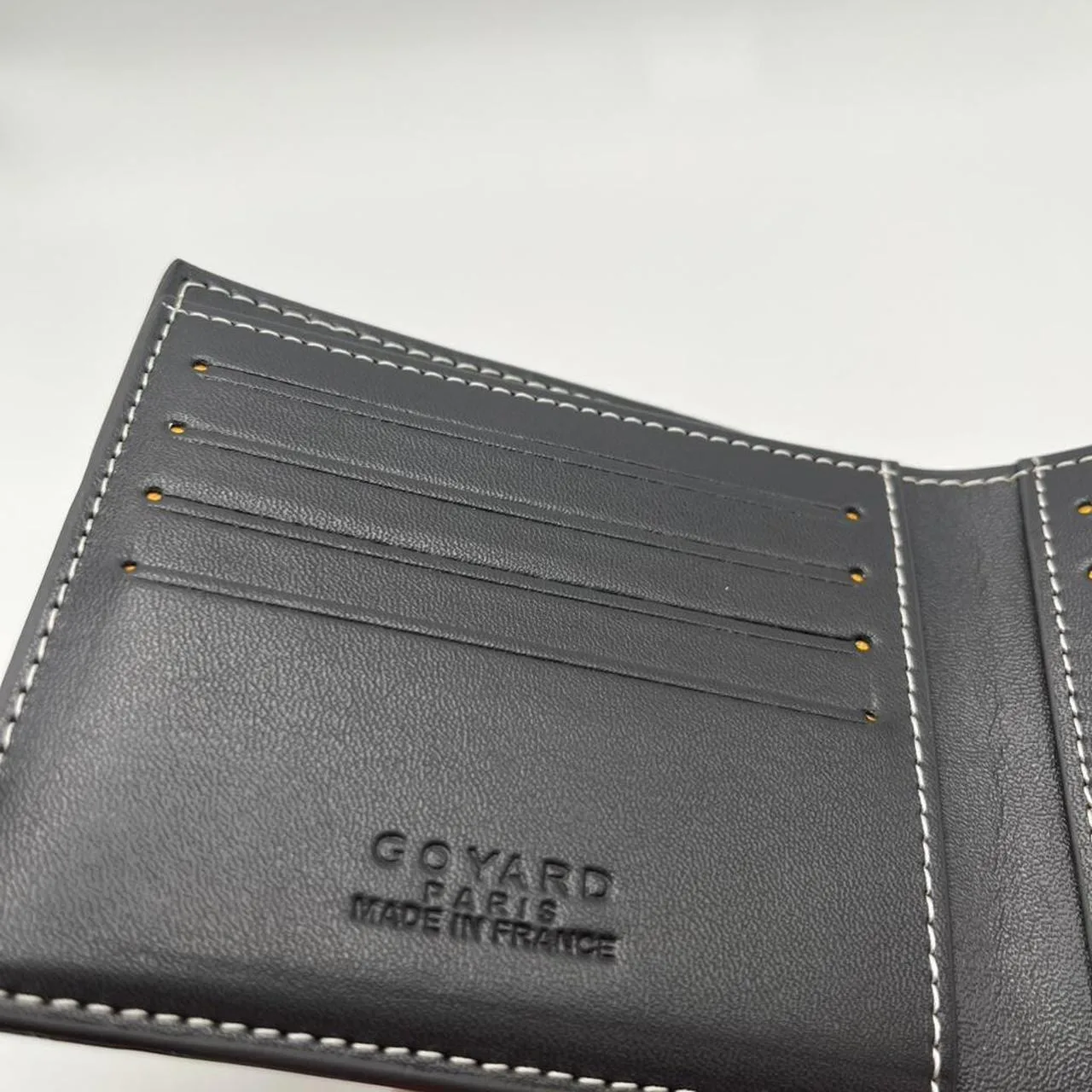 Men's Black and Grey Wallet-purses - Image 4