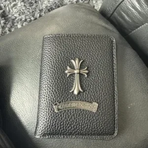 Chrome Hearts Men's Black Wallet-purses