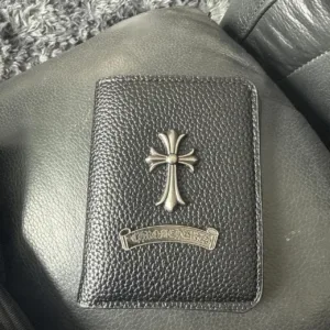 Chrome Hearts Men's Black Wallet-purses