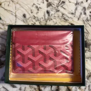 Men's Pink and Red Wallet-purses