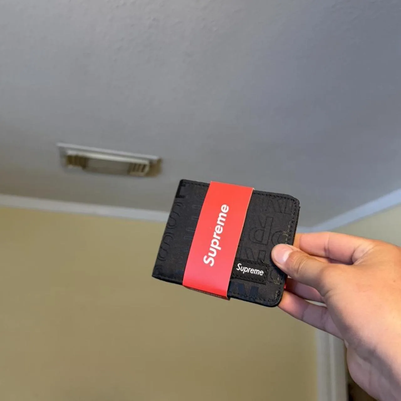 Men's Black and Red Wallet-purses - Image 2