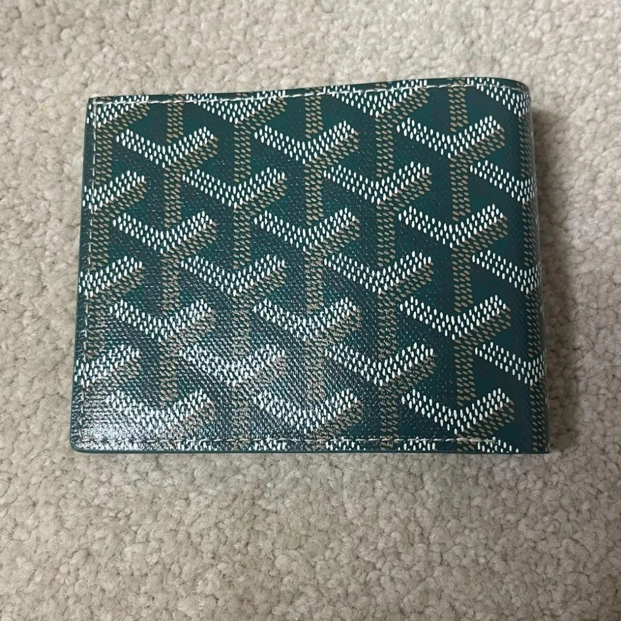 Men's Green and Blue Wallet-purses - Image 2