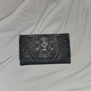 Men's Black Wallet-purses