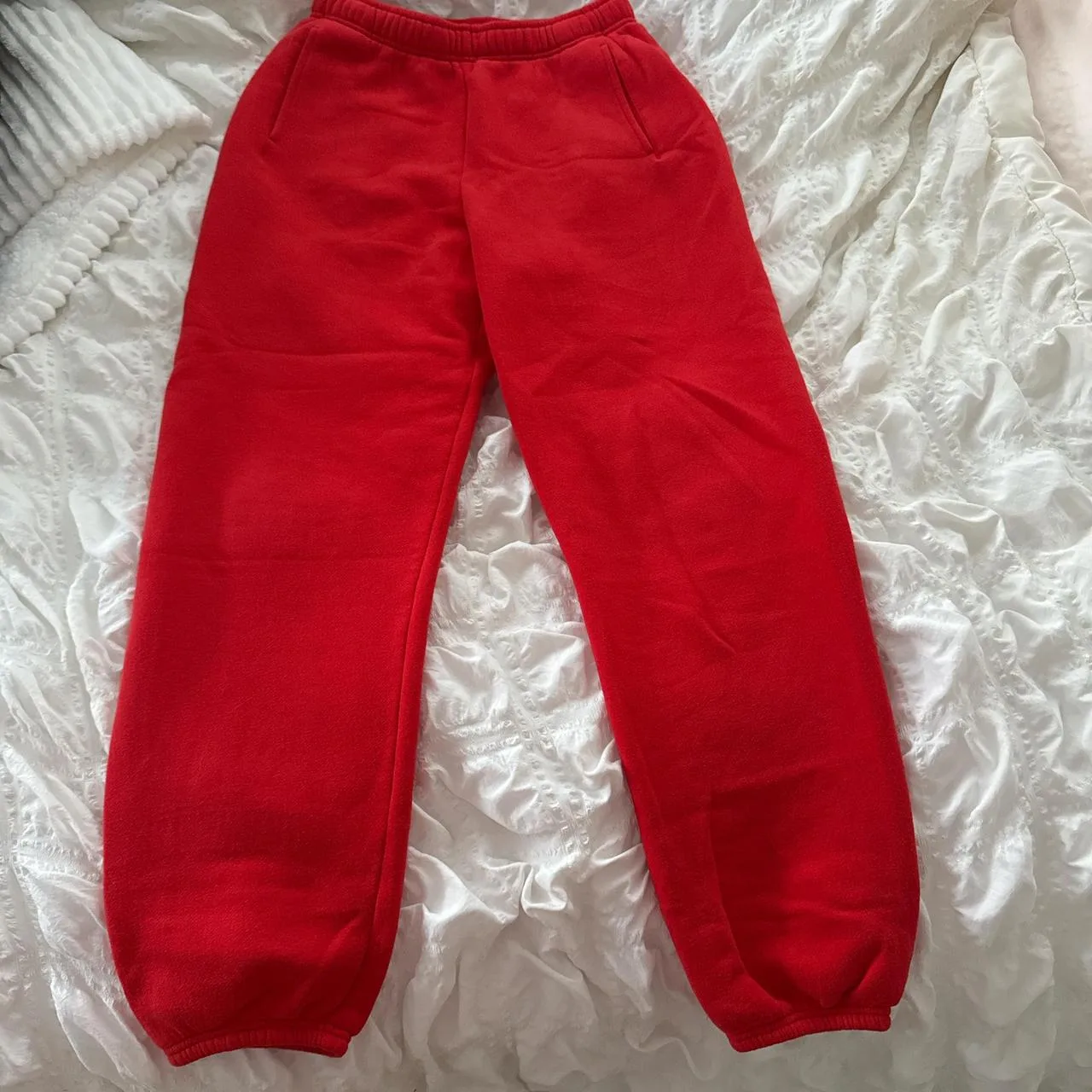 Women's Red Joggers-tracksuits