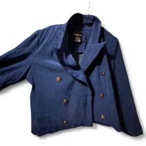Women's Blue and Navy Jacket