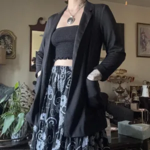 Stradivarius Women's Black Jacket