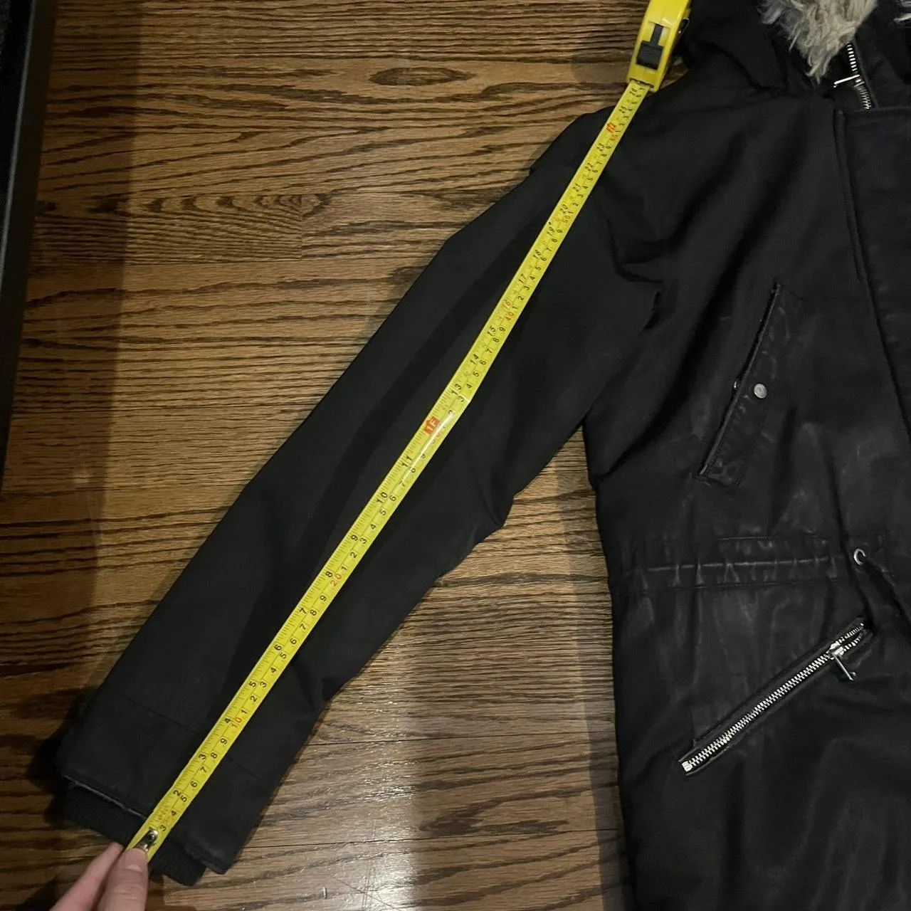 Women's Black Coat - Image 7