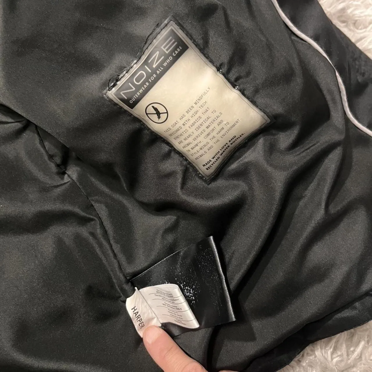 Noize Women's Black Coat - Image 5