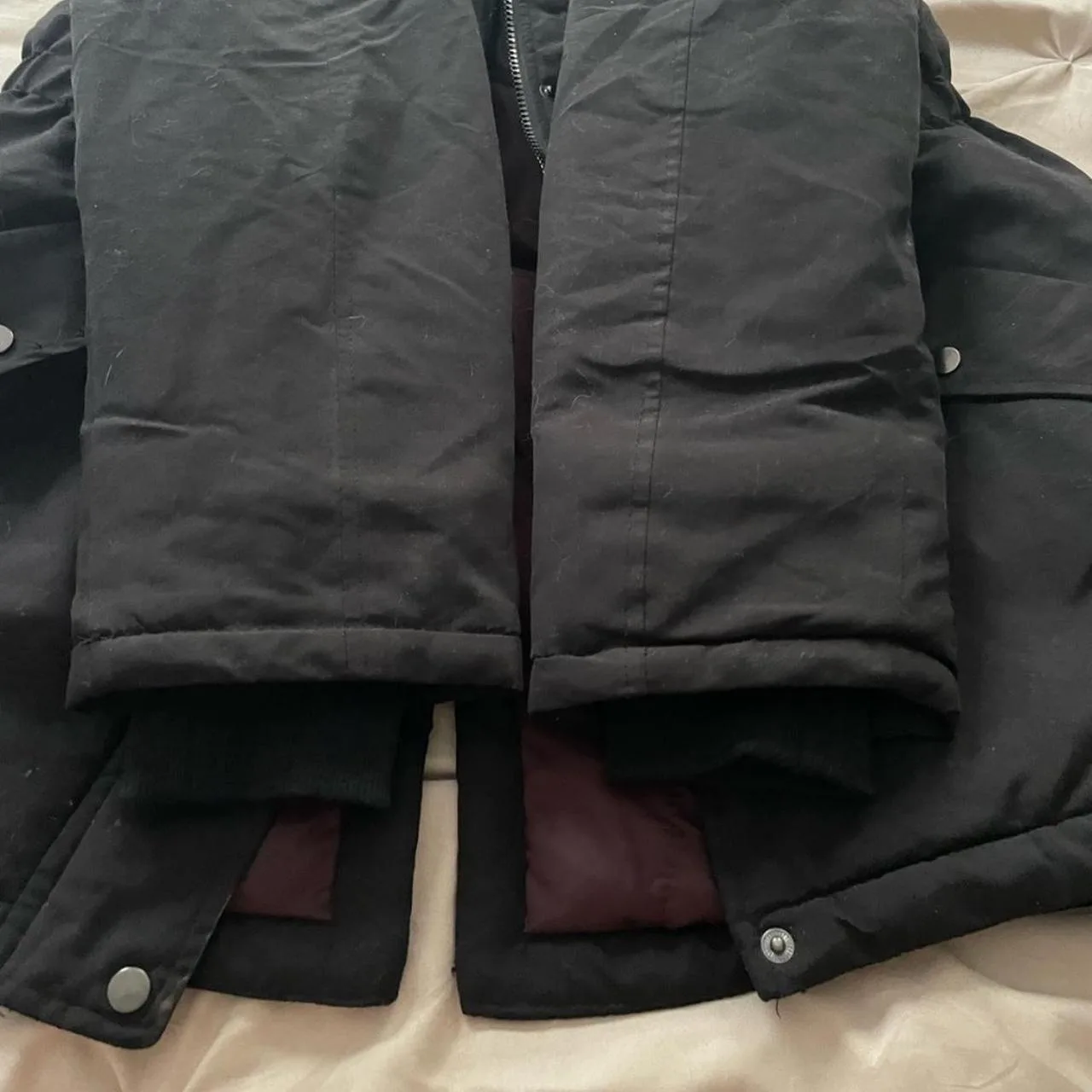 Women's Black Coat - Image 7