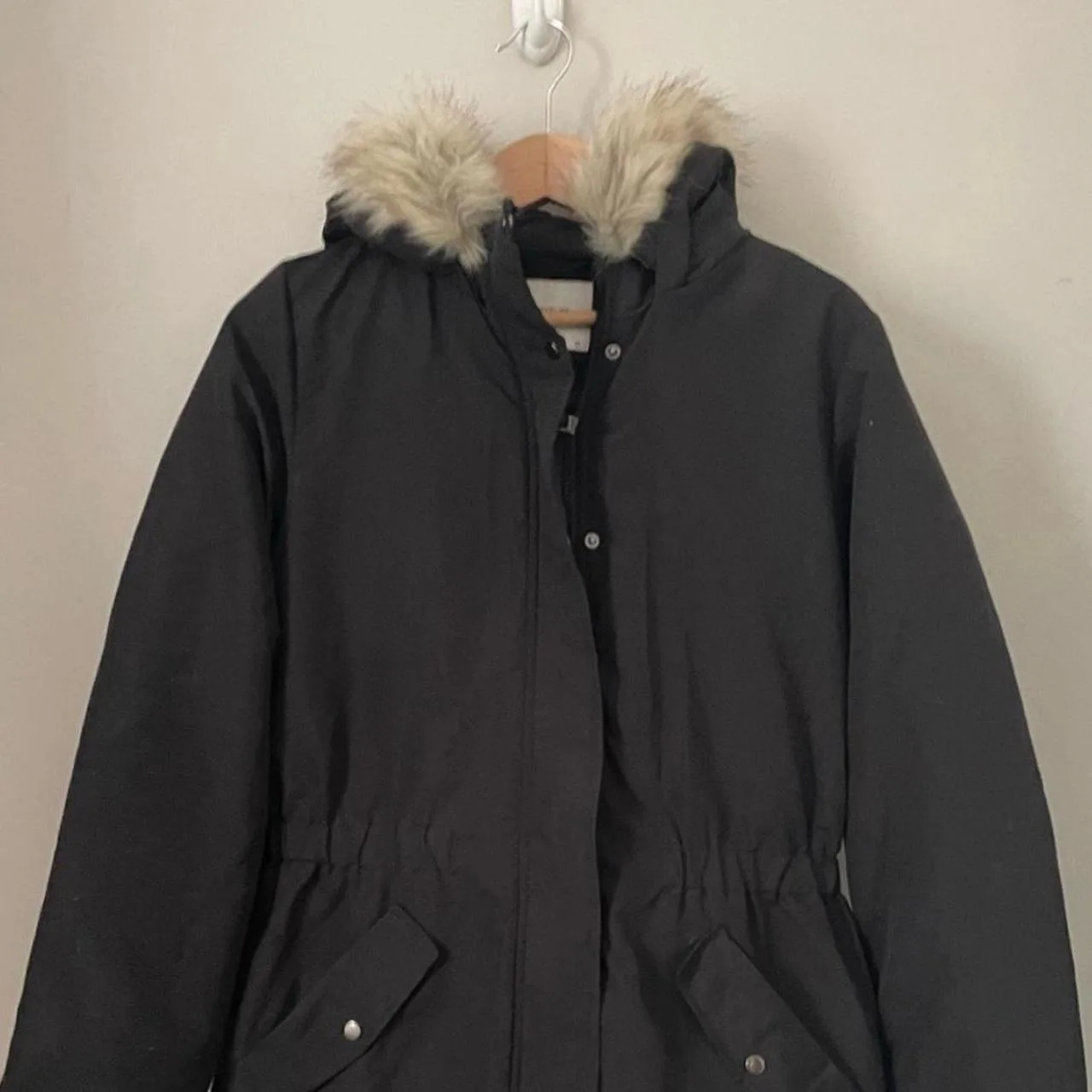 Women's Black Coat - Image 8