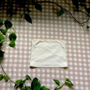 Hollister Co. Women's White and Cream Crop-top