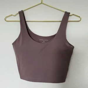 Women's Purple and Brown Crop-top