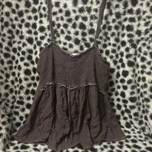 Women's Brown Crop-top