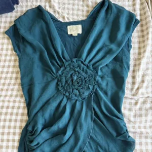 Anthropologie Women's Blue Blouse